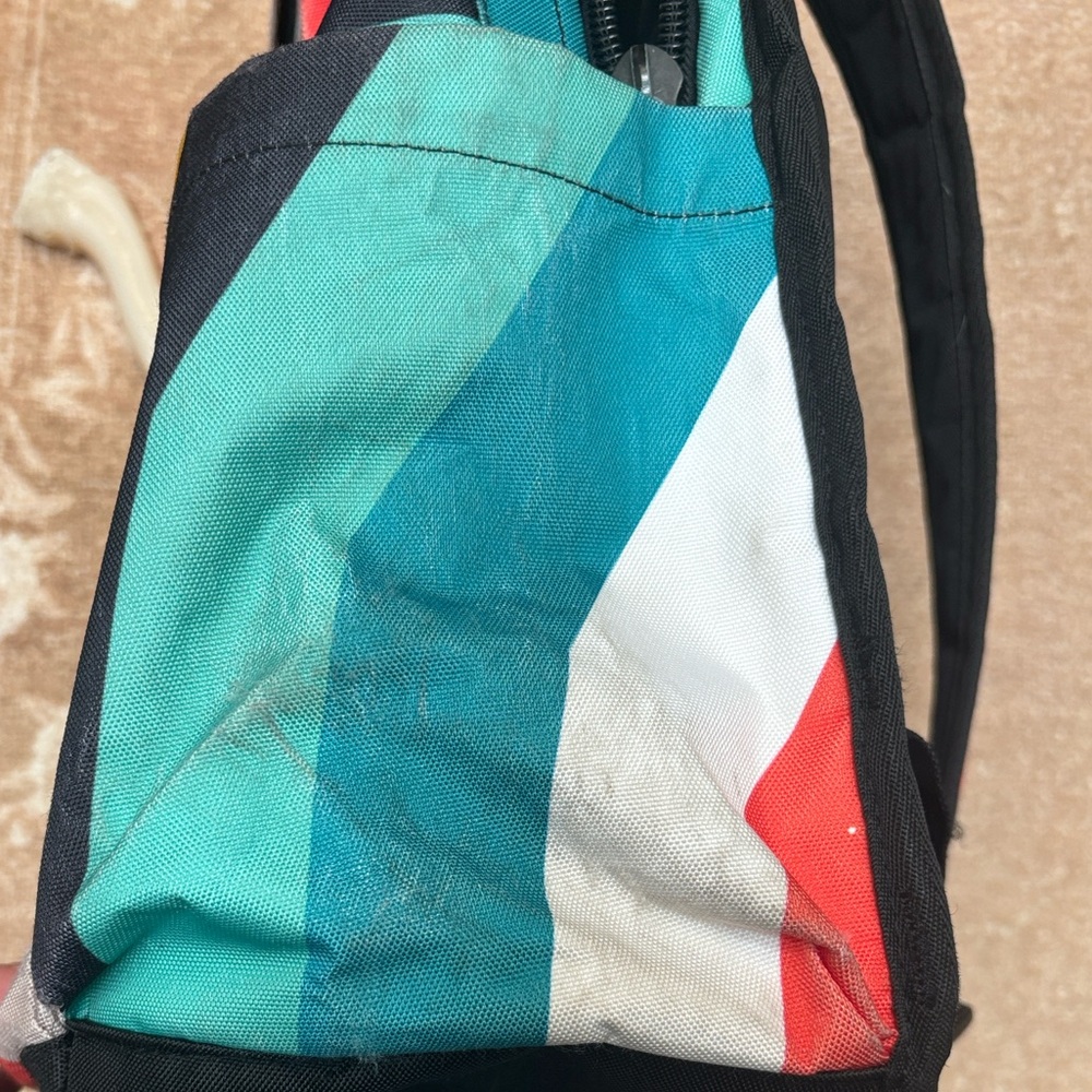 Volcom Striped Multicolor Kids Backpack - Picture 7 of 7